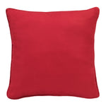 CW Home Fashions Ruby Red Outdoor Decorative Pillow 18" x 18" Solid Red