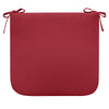 CW Home Fashions Ruby Red Outdoor Seat Cushion 18" x 19" Solid Red