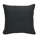 CW Home Fashions Ebony Outdoor Decorative Pillow 18" x 18" Solid Black