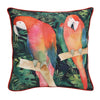 CW Home Fashions Ruby Red Parrot Print Throw Pillow 18" x 18" Multi