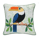 CW Home Fashions Laguna Toucan Print Throw Pillow 18" x 18" Multi