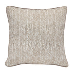 CW Home Fashions Tribal Chevron Print Throw Pillow 18" x 18" Taupe
