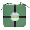 CW Home Fashions Laguna Bistro Cushion 2-pk 17" x 17" Green