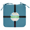 CW Home Fashions Turquoise Cove Bistro Cushion 2-pk 17" x 17" Aqua