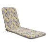 CW Home Fashions Sunny Citrus Printed Lounger Cushion 22" x 73" Grey