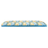 CW Home Fashions Turquoise Cove Bench Seat Cushion 48" x 18" Aqua