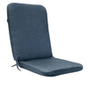 Urban Chic Solid Textured Print Outdoor Seat Cushion 18" x 19" Navy