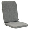 Fifty Shades of Grey Outdoor Chevron Print High Back Cushion 20" x 45" Grey