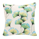 CW Home Fashions Tropical Sweat Pea Print Outdoor Decorative Pillow 18"x18"Green