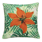 CW Home Fashions Tropical Hibiscus Print Outdoor Decorative Pillow 18"x18" Multi
