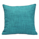 CW Home Fashions Aqua Textured Print Outdoor Decorative Pillow 18" x 18" Aqua