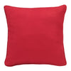 CW Home Fashions Ruby Red Large Outdoor Decorative Pillow 24" x 24" Red
