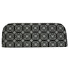 CW Home Fashions Ebony Outdoor Medallion Print Bench Seat Cushion 48"x18" Black