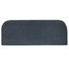 Urban Chic Solid Textured Print Outdoor Bench Seat Cushion 48" x 18" Navy
