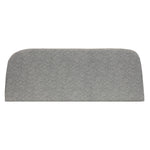 Fifty Shades of Grey Outdoor Chevron Print Bench Seat Cushion 48" x 18" Grey