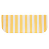 CW Home Fashions Cabana Stripe Print Outdoor Bench Seat Cushion 48" x 18" Yellow