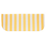 CW Home Fashions Cabana Stripe Print Outdoor Bench Seat Cushion 48" x 18" Yellow