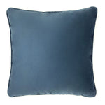 CommonWealth Home Fashions Seren Velvet Decorative Pillow 20" x 20" Dark Blue