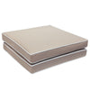 CommonWealth Home Fashions Oxford 2 Pack Seat Pad 18" x 18" Taupe
