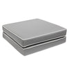 CommonWealth Home Fashions Oxford 2 Pack Seat Pad 18" x 18" Grey