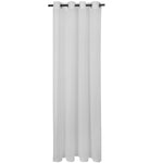 CommonWealth Escape Sheer Grommet Outdoor Curtain Panel 54" x 96" White