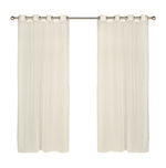 CommonWealth Escape Sheer Grommet Outdoor Curtain Panel 54" x 96" Ivory