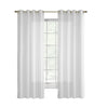 CommonWealthRhapsody Lined Light Filtering Grommet Curtain Panel 54" x 72" White