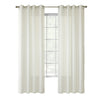 CommonWealthRhapsody Lined Light Filtering Grommet Curtain Panel 54" x 72" Ivory