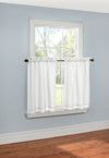Rhapsody Lined Light Filtering Rod Pocket Curtain Tiers Pair each 54" x 24"