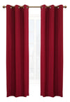 Weathermate Room Darkening Grommet Curtain Panel Pair each 40" x 84" Burgundy