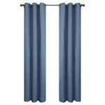 Weathermate Room Darkening Grommet Curtain Panel Pair each 40" x 95" Blue