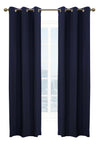 Weathermate Room Darkening Grommet Curtain Panel Pair each 40" x 54" Navy