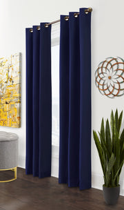 Weathermate Room Darkening Grommet Curtain Panel Pair each 40