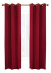 Weathermate Room Darkening Grommet Curtain Panel Pair each 80" x 84" Burgundy