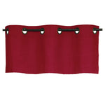 CommonWealthWeathermate Room Darkening Grommet Flat Valance 40" x 15" Burgundy