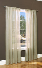 CommonWealthWeathervane Light Filtering Rod Pocket Curtain Panel 50" x 72" Linen