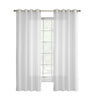 Rhapsody Lined Light Filtering Grommet Curtain Panel 104" x 84" White
