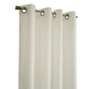 Rhapsody Lined Light Filtering Grommet Curtain Panel 104" x 84" Ivory