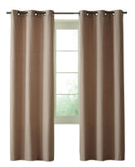 CommonWealthPrelude Room Darkening Grommet Curtain Panel 40" x 84" Taupe