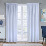 CommonWealthValencia Light Filtering Grommet Curtain Panel 52" x 84" Grey