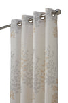 CommonWealthLana Light Filtering Grommet Curtain Panel 50" x 108" Ivory