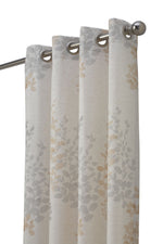CommonWealthLana Light Filtering Grommet Curtain Panel 50" x 108" Ivory