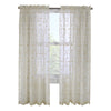 CommonWealth Home Fashions Grandeur Sheer Pole Top Curtain Panel 52" x 84" Cream