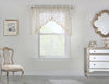 CommonWealthGrandeur Sheer Pole Top Swag Valance Set 80" x 36" Cream