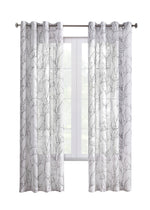 CommonWealthLiberty Light Filtering Grommet Curtain Panel 52" x 95" White