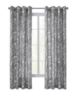 CommonWealthBradford Light Filtering Grommet Curtain Panel 52" x 84" Grey
