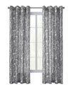CommonWealthBradford Light Filtering Grommet Curtain Panel 52" x 95" Grey