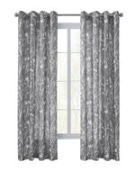 CommonWealthBradford Light Filtering Grommet Curtain Panel 52" x 95" Grey