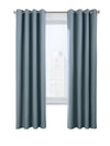 CommonWealthVentura Blackout Grommet Curtain Panel Pair each 52" x 95" Blue