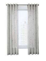 CommonWealthTriston Light Filtering Grommet Curtain Panel 50" x 84" Grey